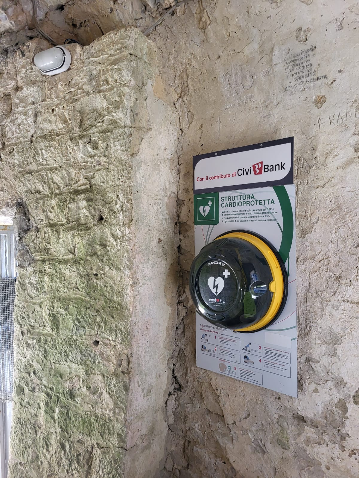 Installato un nuovo defibrillatore in provincia di udine!